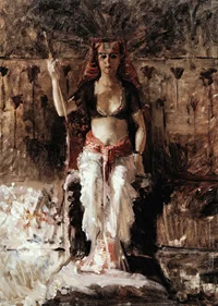 Egyptian Queen By Albert Edelfelt-5