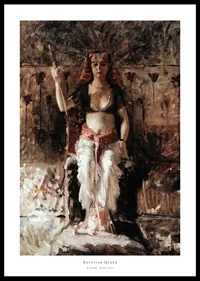 Egyptian Queen By Albert Edelfelt-0