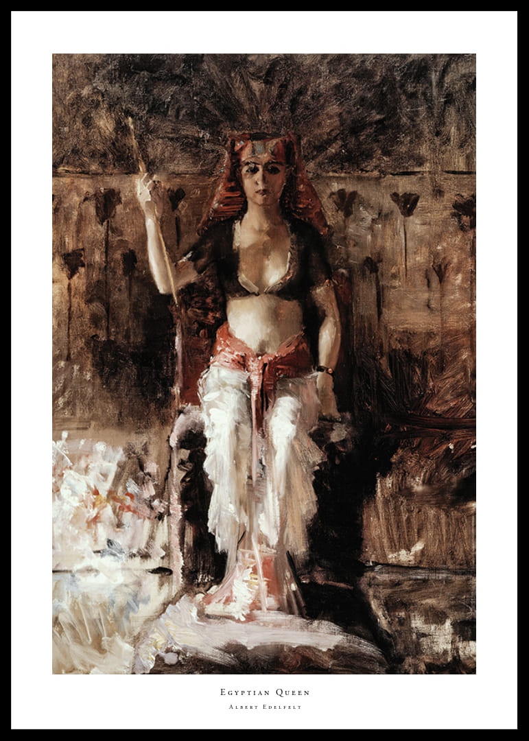 Egyptische koningin door Albert Edelfelt-12