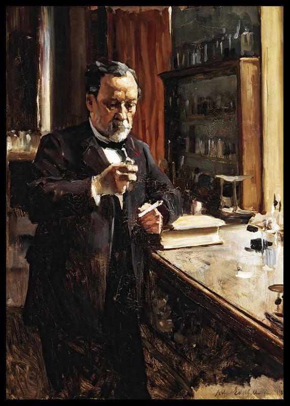 Study For The Portrait Of Louis Pasteur By Albert Edelfelt-12
