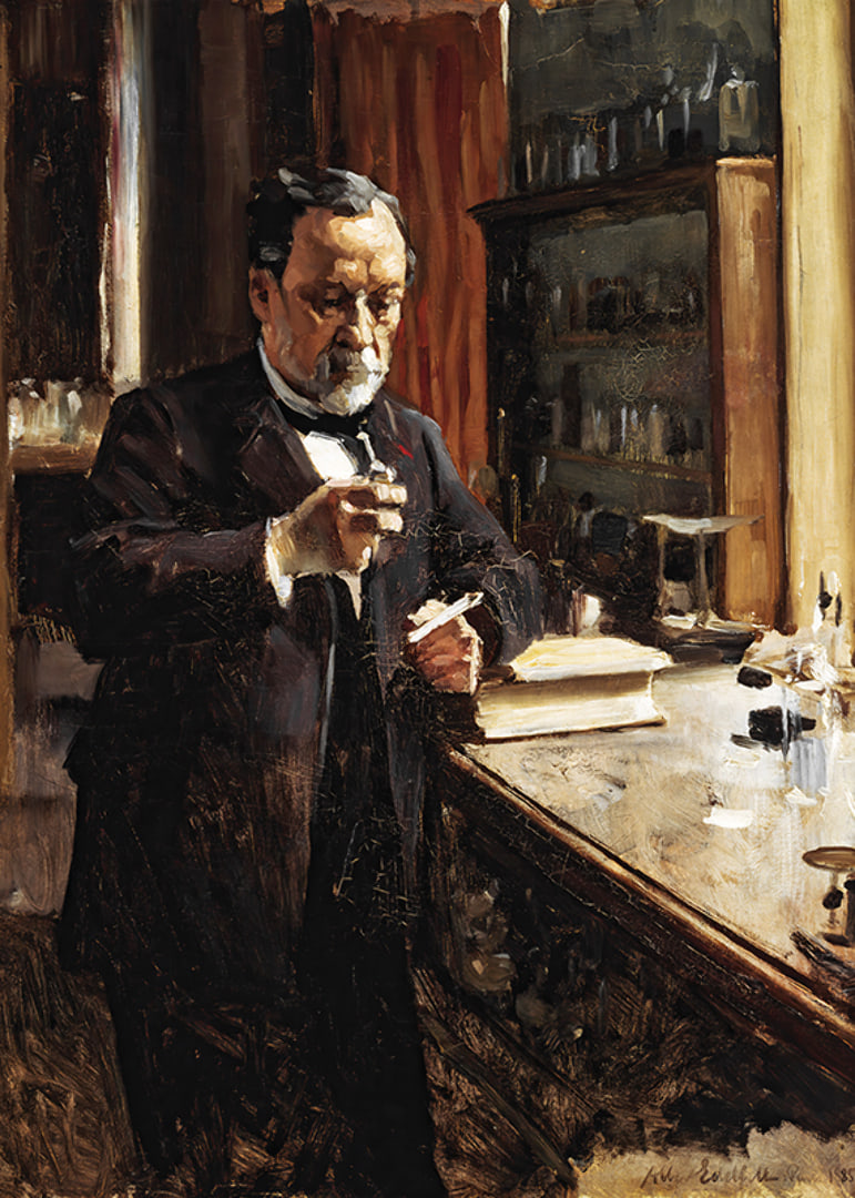 Study For The Portrait Of Louis Pasteur By Albert Edelfelt-12