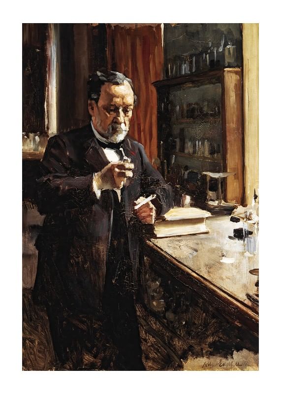 Poszter Study For The Portrait Of Louis Pasteur By Albert Edelfelt