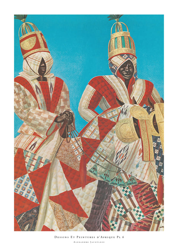 Poster Dessins Et Peintures dAfrique Pl 6 By Alexandre Jacovleff