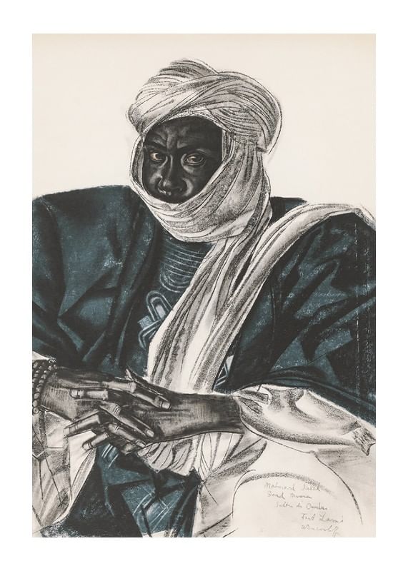 Poszter Dessins Et Peintures dAfrique Pl 11 By Alexandre Jacovleff