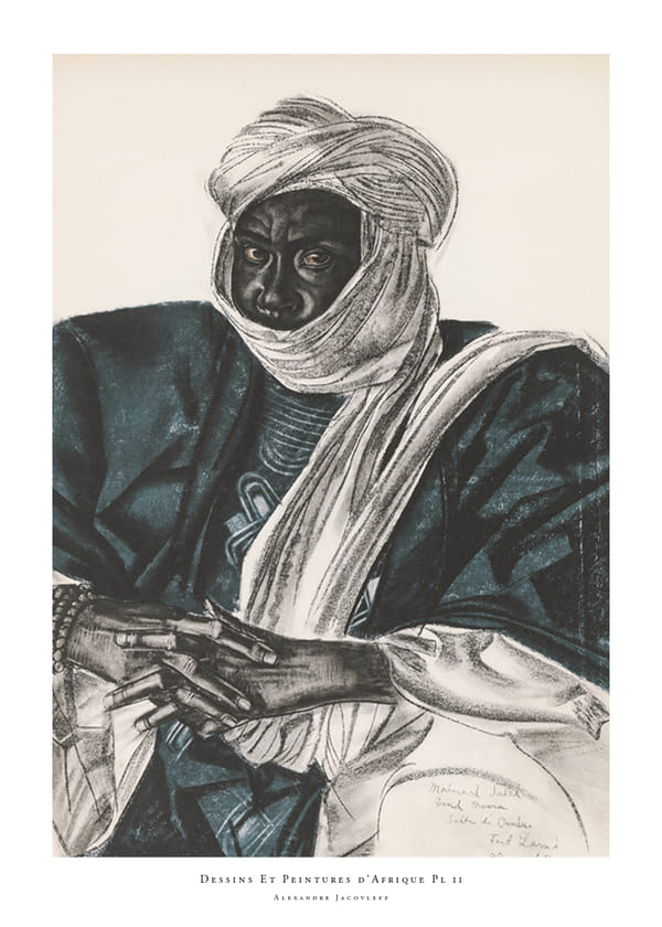 Poster Dessins Et Peintures dAfrique Pl 11 By Alexandre Jacovleff