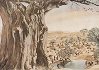 Drawings and Paintings of Africa Pl 16 By Alexandre Jacovleff-5