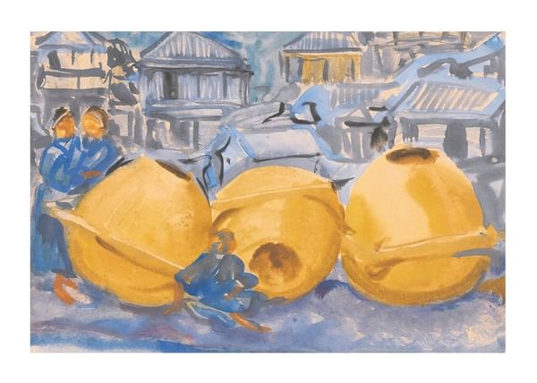 Poszter Rice Pots By Alexandre Jacovleff
