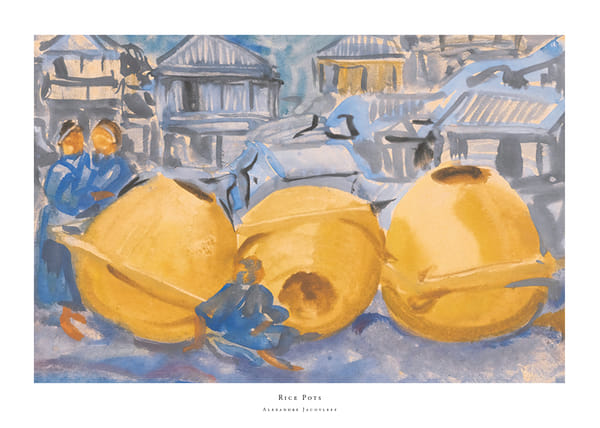 Poster Rice Pots By Alexandre Jacovleff