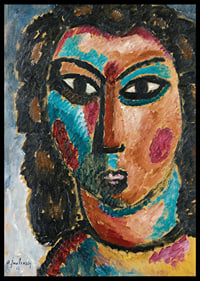 Brown Curls By Alexei Von Jawlensky-4