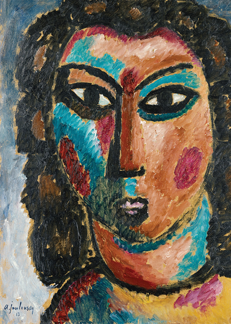 Brown Curls By Alexei Von Jawlensky-12
