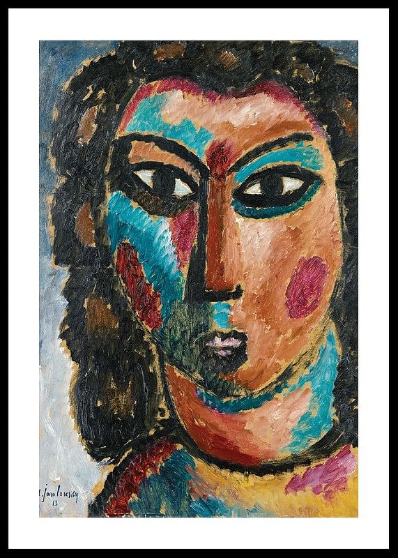 Brown Curls By Alexej Von Jawlensky-12