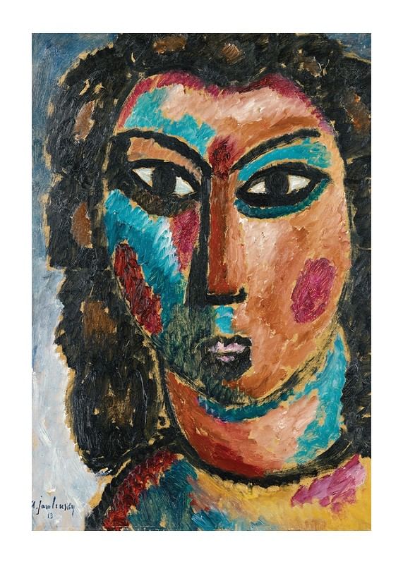 Poszter Brown Curls By Alexej Von Jawlensky
