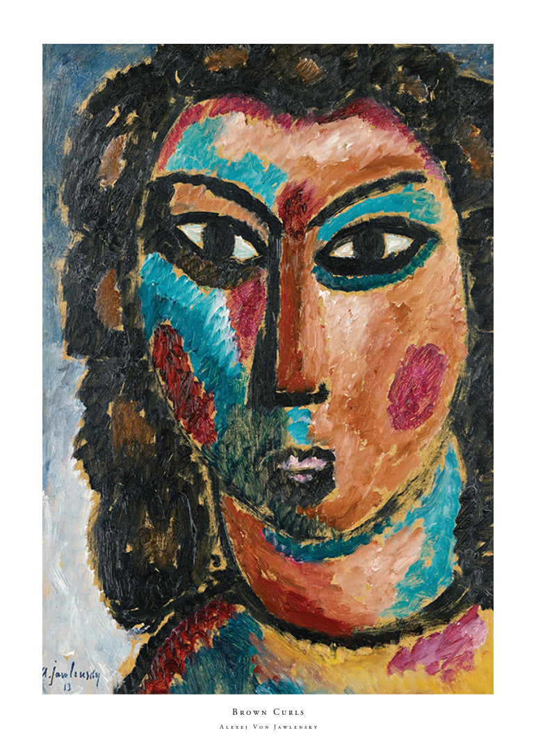 Brown Curls By Alexei Von Jawlensky-12