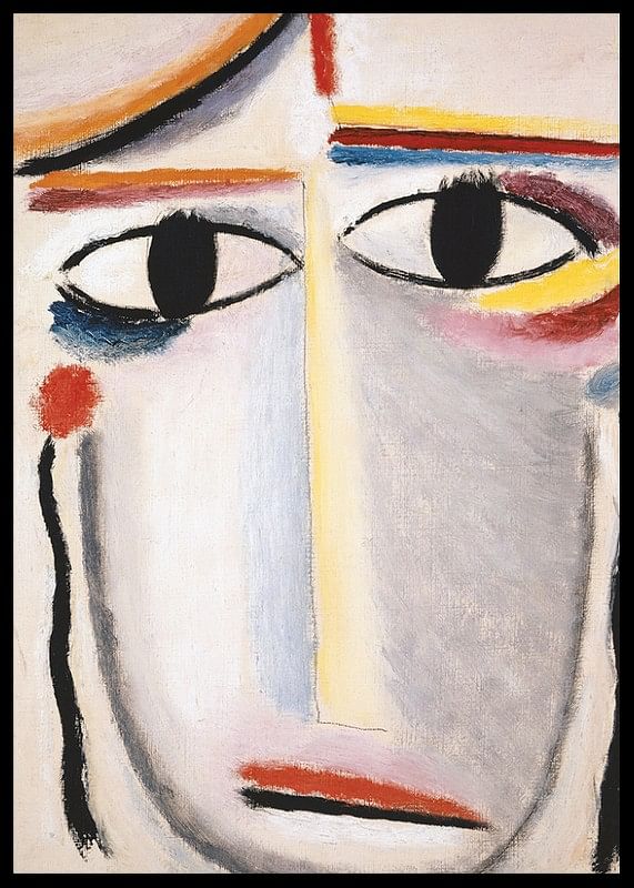 Female Head By Alexej Von Jawlensky-12