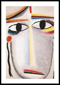 Female Head By Alexej Von Jawlensky-2