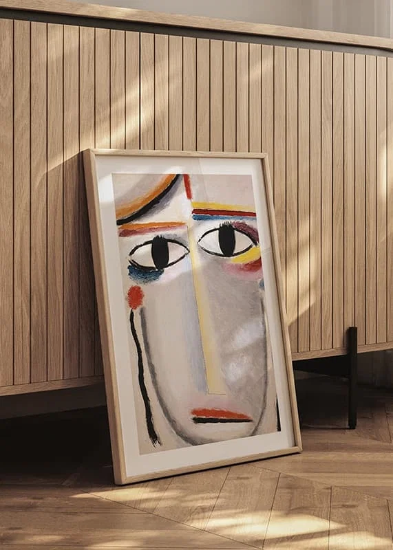 Female Head By Alexej Von Jawlensky-12