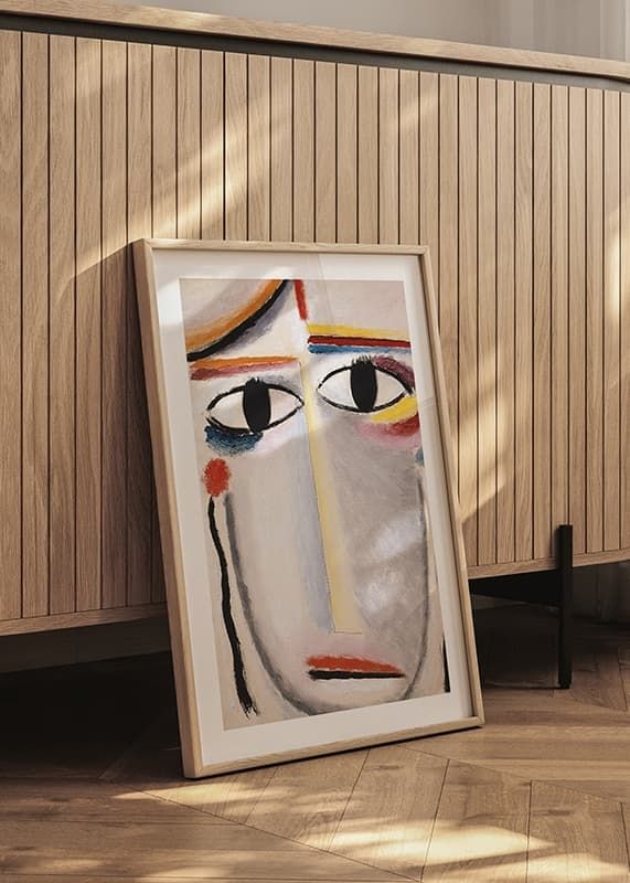 Female Head By Alexej Von Jawlensky-12