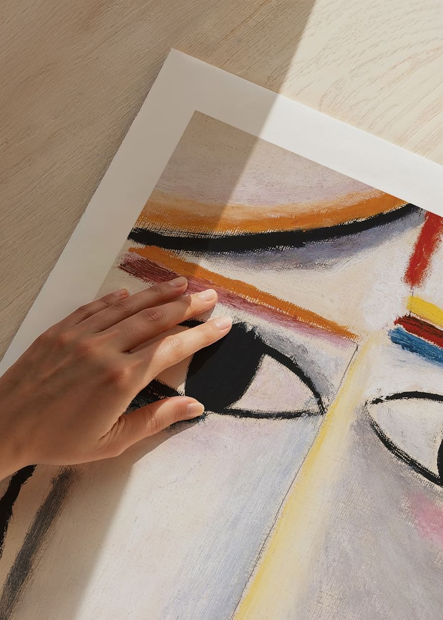 Female Head By Alexej Von Jawlensky-12