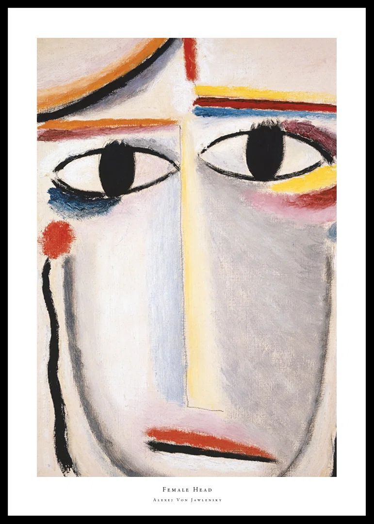 Female Head By Alexej Von Jawlensky-12