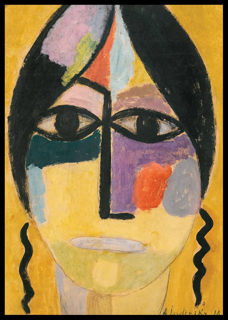 Mystical Head By Alexej Von Jawlensky-12