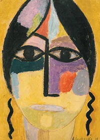 Mystical Head By Alexej Von Jawlensky-5