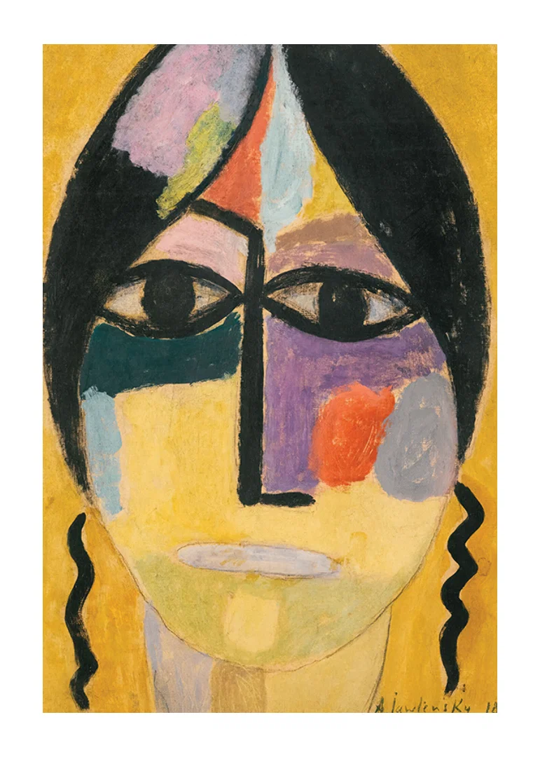 Mystical Head By Alexej Von Jawlensky-12