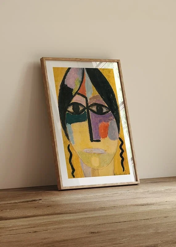 Mystical Head By Alexej Von Jawlensky-12