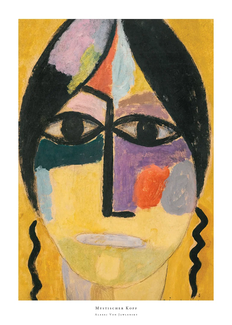 Mystical Head By Alexej Von Jawlensky-12