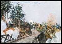 The Railway Bridge by Alfred Sisley-2