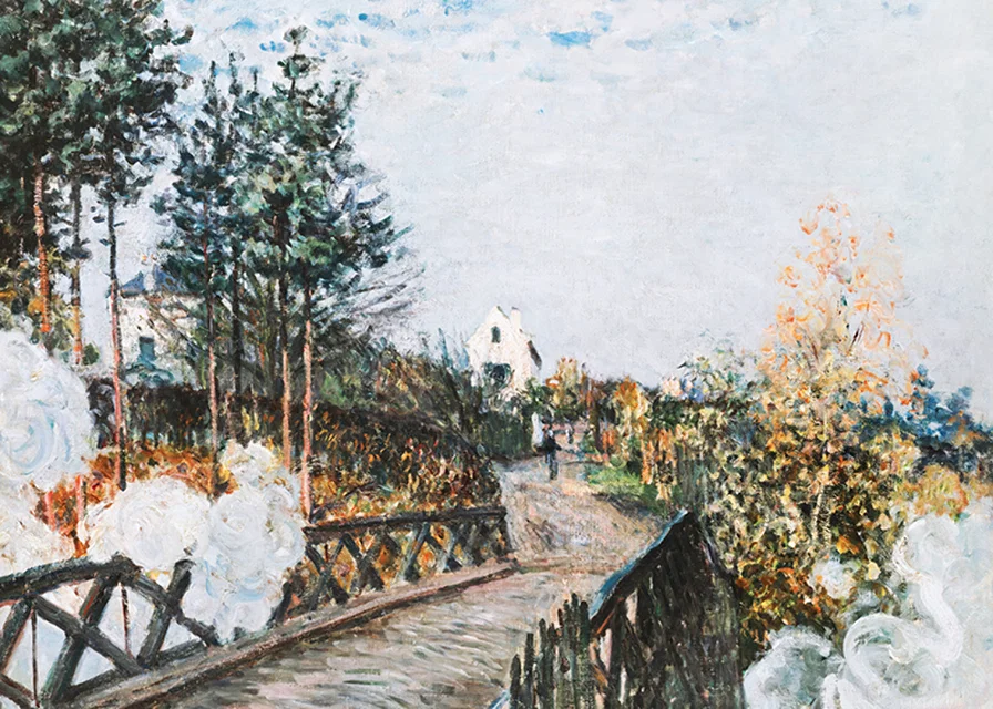 The Railway Bridge by Alfred Sisley-12