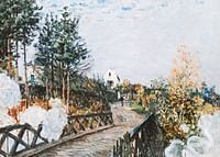The Railway Bridge by Alfred Sisley-3