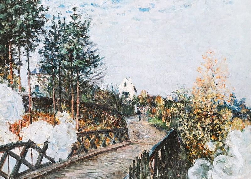 The Railway Bridge by Alfred Sisley-12