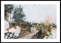 The Railway Bridge by Alfred Sisley-2