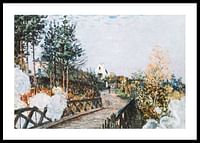 The Railway Bridge by Alfred Sisley-0