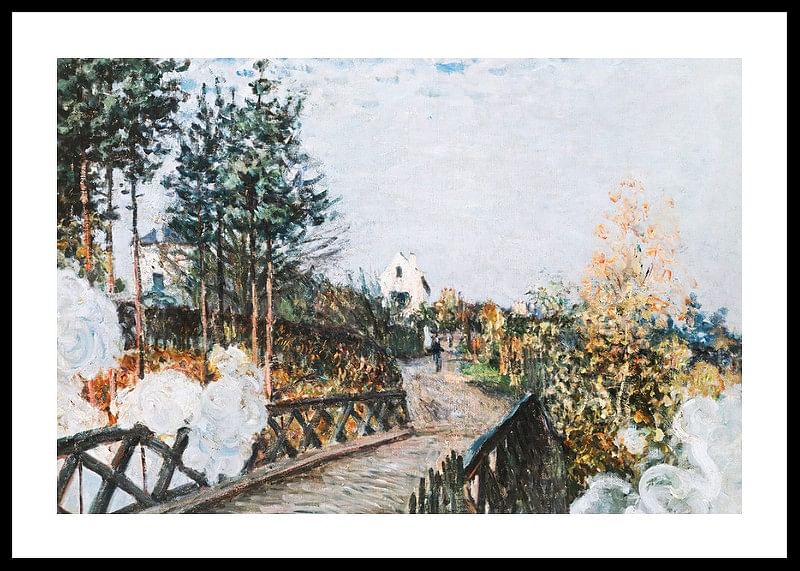 The Railway Bridge by Alfred Sisley-12