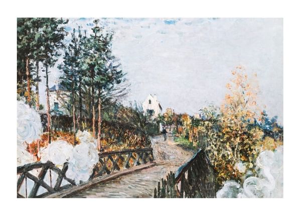 Poszter Le Pont Du Chemin De Fer By Alfred Sisley