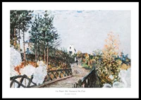The Railway Bridge by Alfred Sisley-0