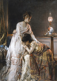 Po plese Alfred Stevens-5