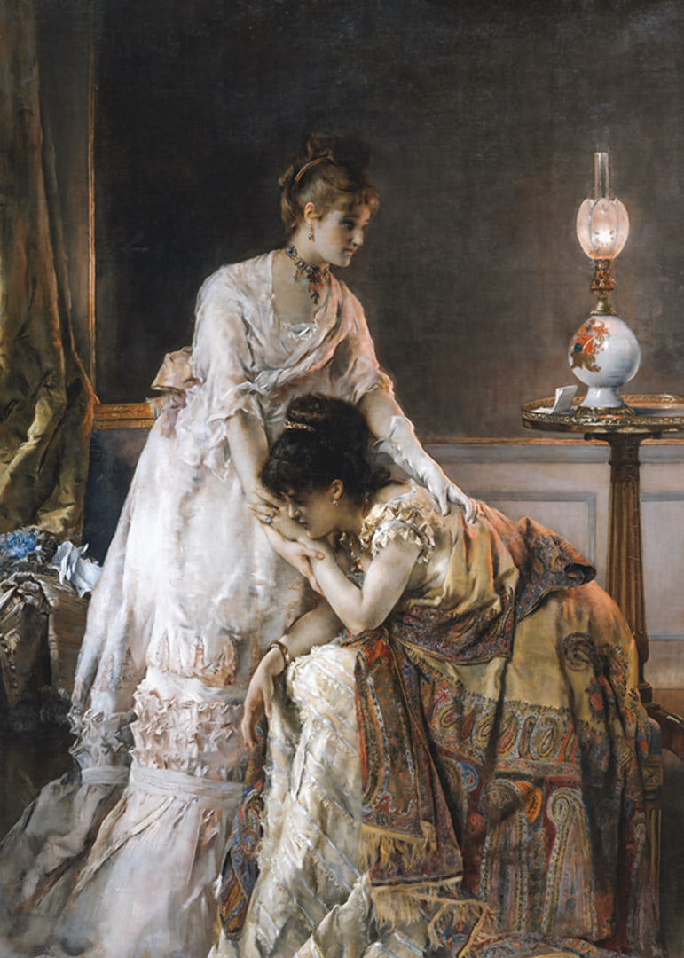 Po plese Alfred Stevens-12