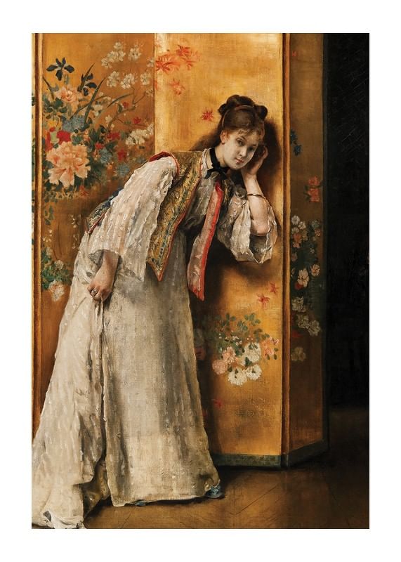 Poszter Curious By Alfred Stevens