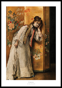 Curious By Alfred Stevens-0