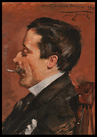 Man With Cigarette By Alice Pike Barney-4