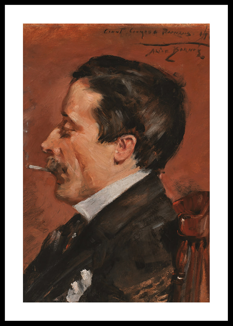 Man With Cigarette By Alice Pike Barney-12