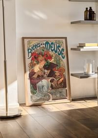 Øl fra Maas af Alphonse Mucha-2