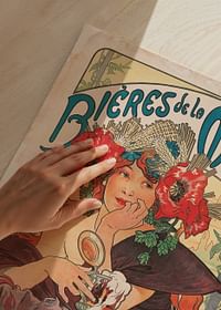 Øl fra Maas af Alphonse Mucha-3