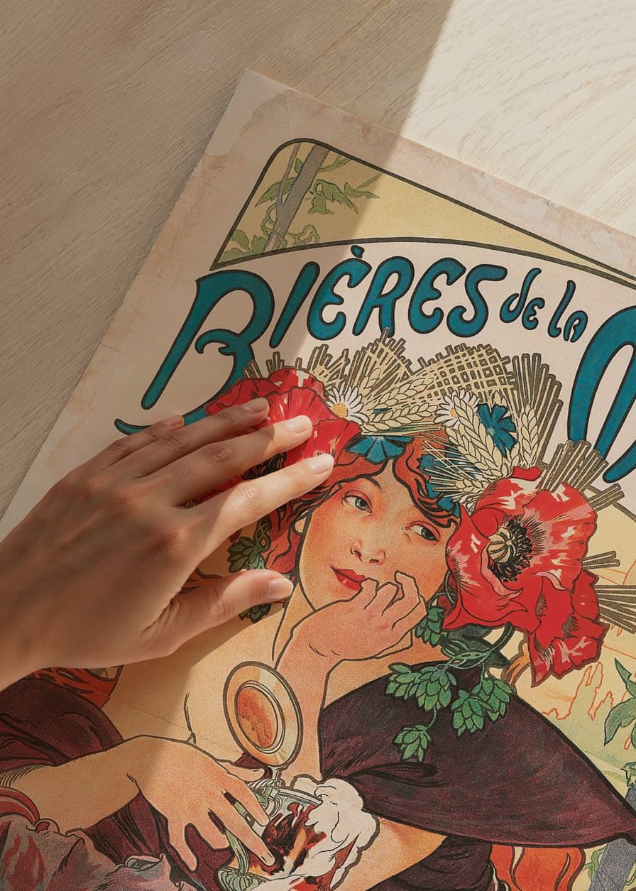 Øl fra Maas af Alphonse Mucha-12