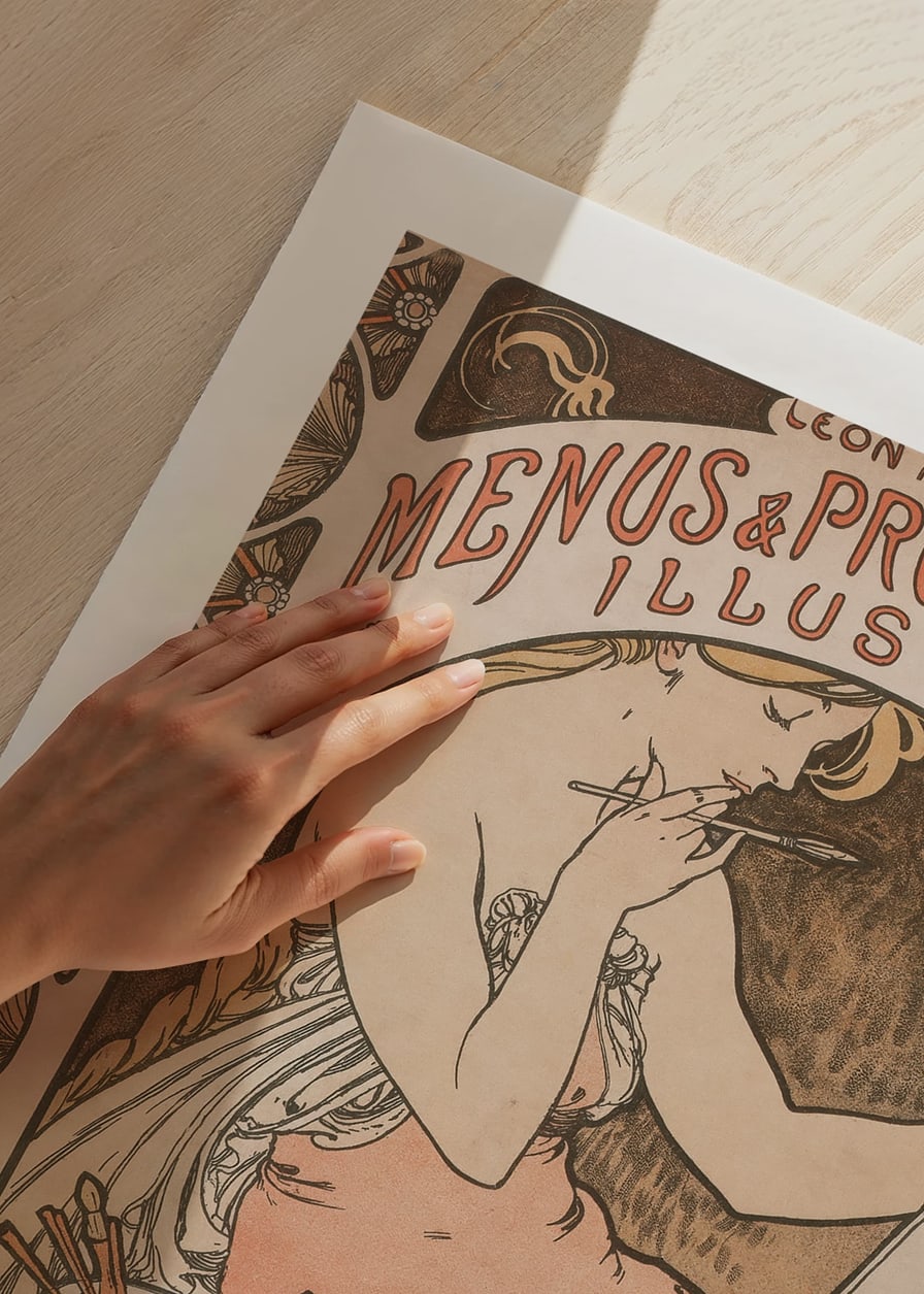 Menús y programas ilustrados de Alphonse Mucha-12