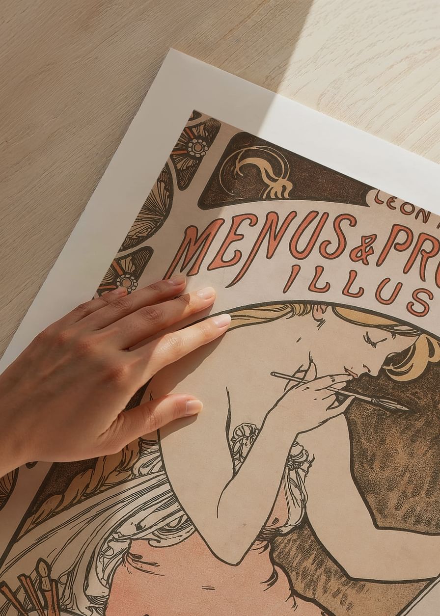 Illustrerede menuer og programmer af Alphonse Mucha-12
