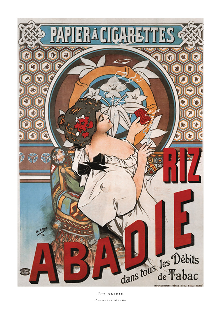 Riz Abadie By Alphonse Mucha-12