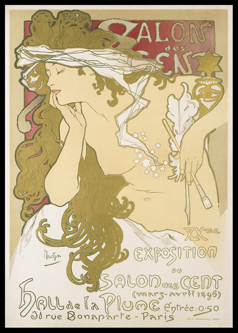 Salon of the Hundred by Alphonse Mucha-12